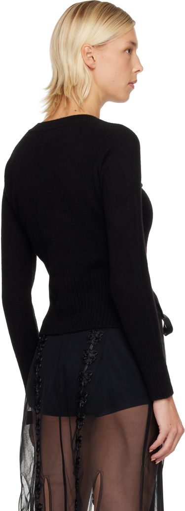 Sveter Simone Rocha Simone Rocha Embellished Cashmere Cardigan Čierna | COMK3B 0667, 2