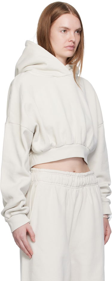 Mikina Entire Studios Entire Studios Cropped Heavy Hoodie Béžová | ES2392RI, 1