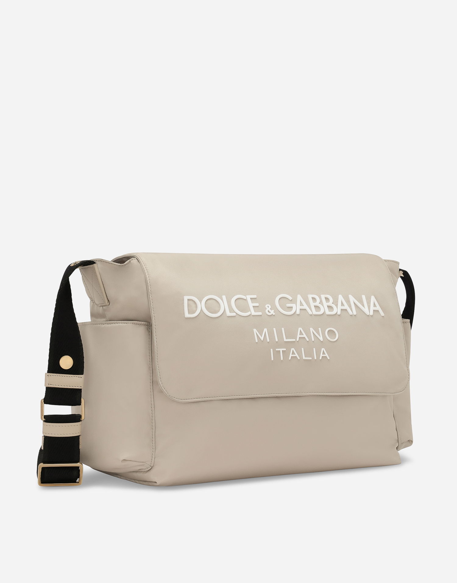 Taška cez rameno Dolce & Gabbana Nylon Changing Mat Bag Béžová | EB0240AG1828B183, 1