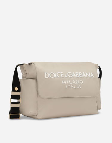 Taška cez rameno Dolce & Gabbana Nylon Changing Mat Bag Béžová | EB0240AG1828B183, 1