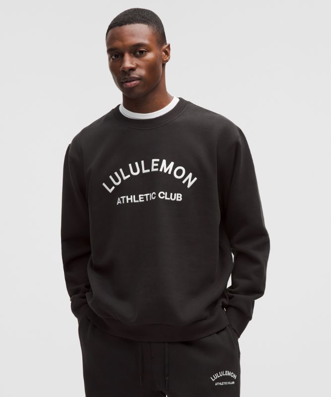 Mikina lululemon Crewneck Sweatshirt Steady State Athletic Club Čierna | prod20004887, 0