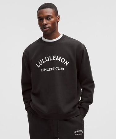 Mikina lululemon Crewneck Sweatshirt Steady State Athletic Club Čierna | prod20004887, 0