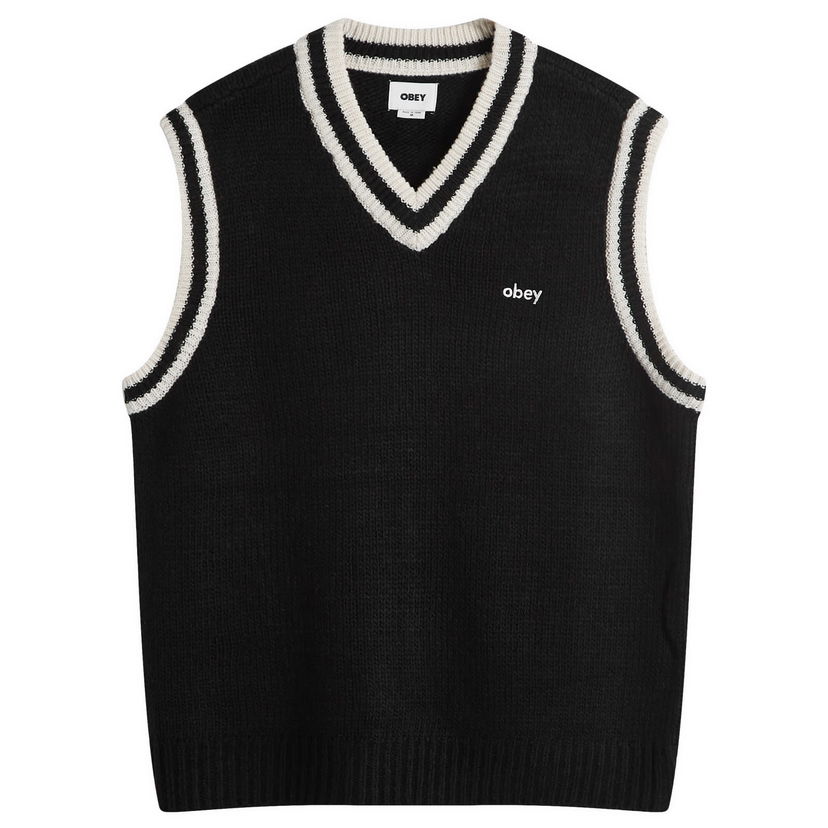 Sveter OBEY Alden Sweater Vest Čierna | 151000070-BLK