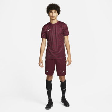 Dres Nike Dri-FIT F.C. Libero Print Short-Sleeve Football Top Červená | DQ5055-638, 2