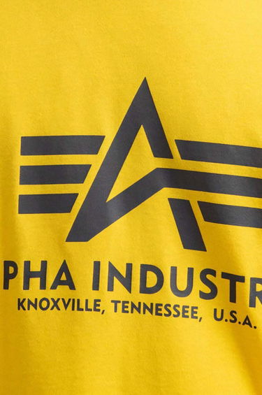 Tričko Alpha Industries Alpha Industries Basic T-Shirt Žltá | 100501.465, 3