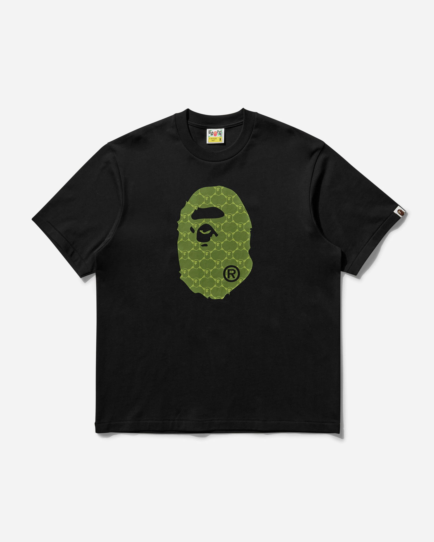 Tričko BAPE College Monogram Ape Head Tee Čierna | 1L30110334 BLACK, 0