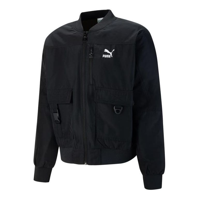Bomber bunda Puma T7 Shiny Bomber Jacket Čierna | 535584-01