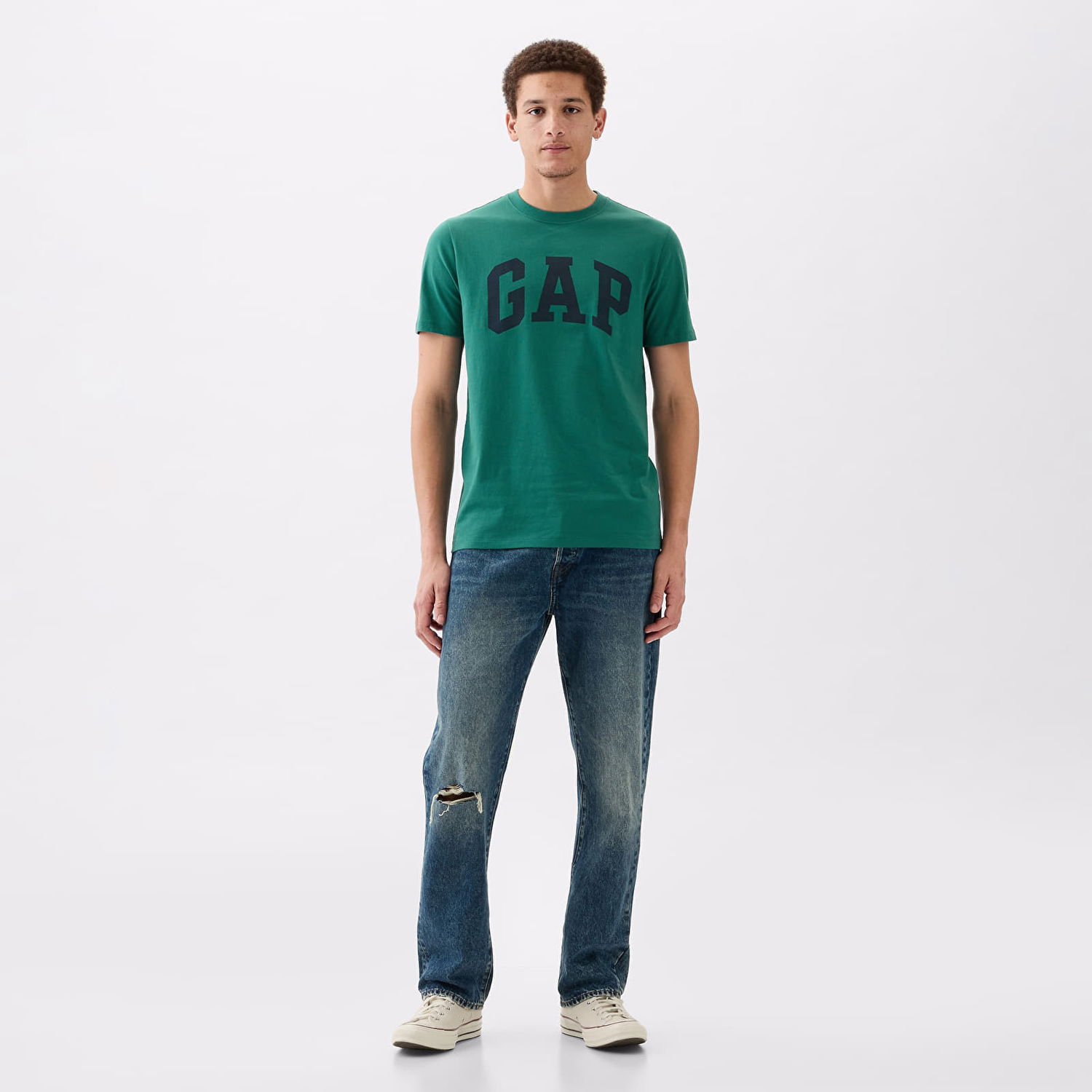 Tričko GAP Basic Logo Tee Jade Stone Zelené | 856659-06, 0