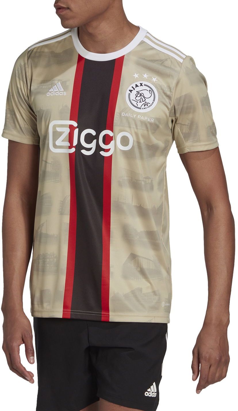 Dres adidas Originals Ajax Amsterdam 2022/23 Soccer Jersey Béžová | hg1393