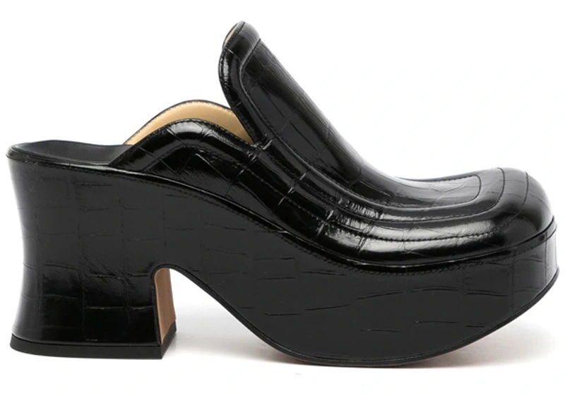 Tenisky a topánky Bottega Veneta Wedge Clogs Čierna | 667212V10O02113, 0