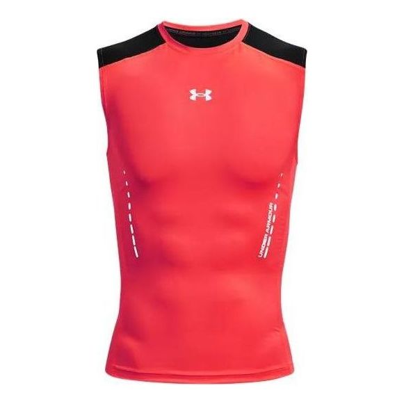 Tielko Under Armour HeatGear Vent Comp Sleeveless Červená | 1370656-628