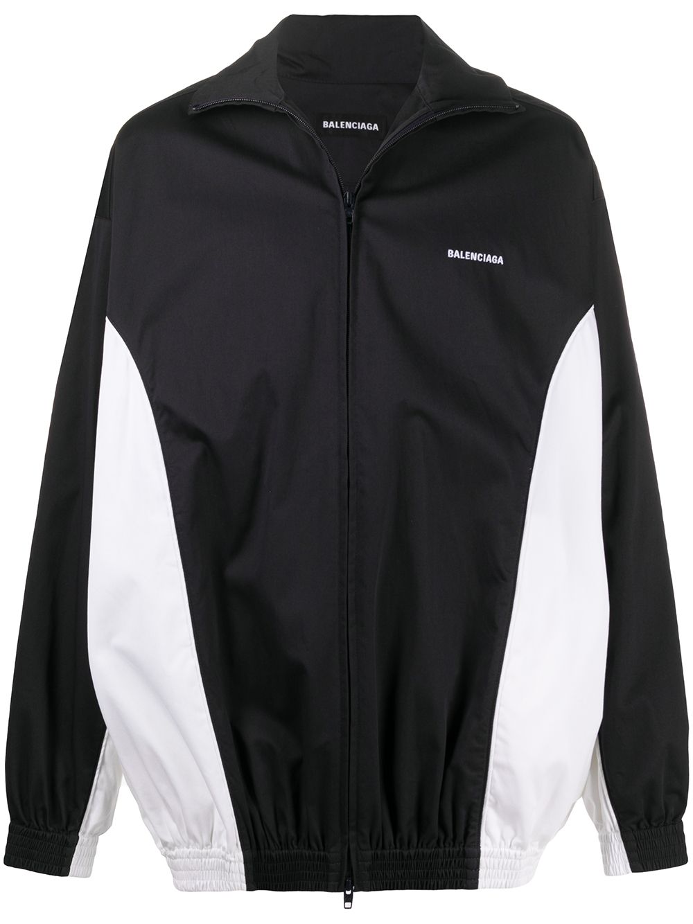 Vetrovka Balenciaga Logo Zip Up Windbreaker Jacket Čierna | 622301TBP018065, 0