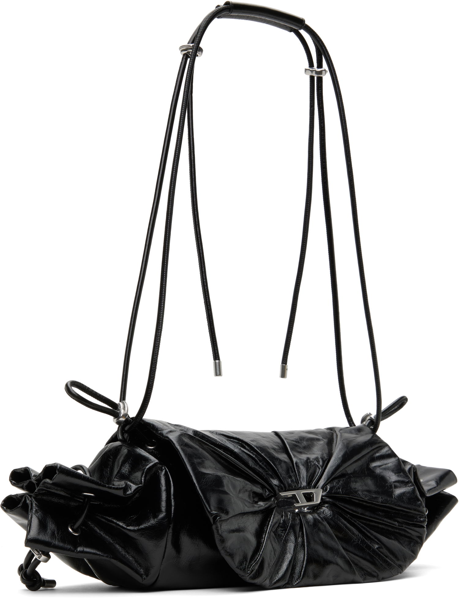 Taška cez rameno Diesel Scrunch Shoulder Bag Čierna | X10182 P1003, 1