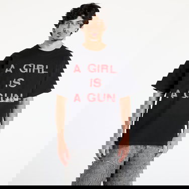 Tričko Pleasures PLEASURES Girl Is A Gun T-Shirt Čierna | P25SU061 BLACK, 0