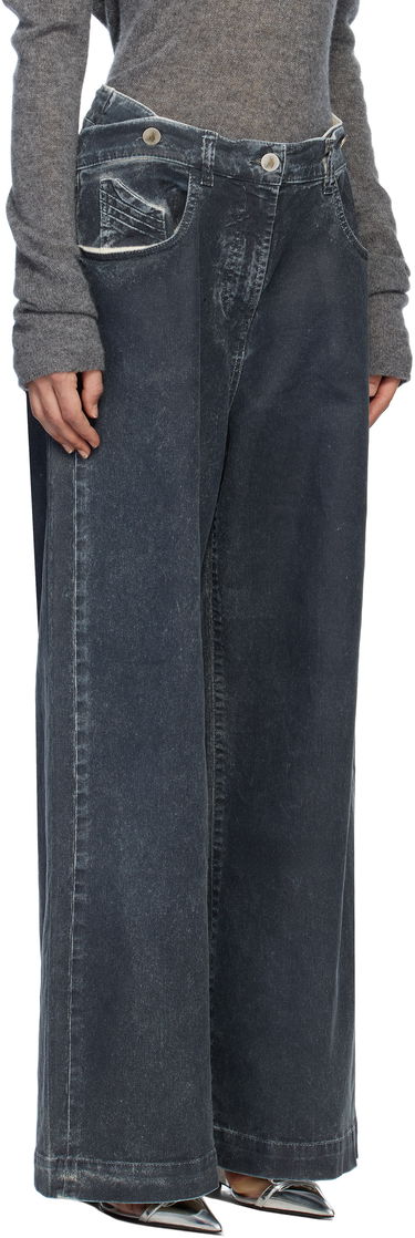 Džínsy The Attico The Attico Long Wide-Leg Jeans Modrá | 250WCP00190 DDD100AA, 1