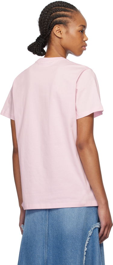 Tričko GANNI Ganni Leopard Relaxed Jersey T-Shirt Ružová | T4161, 2
