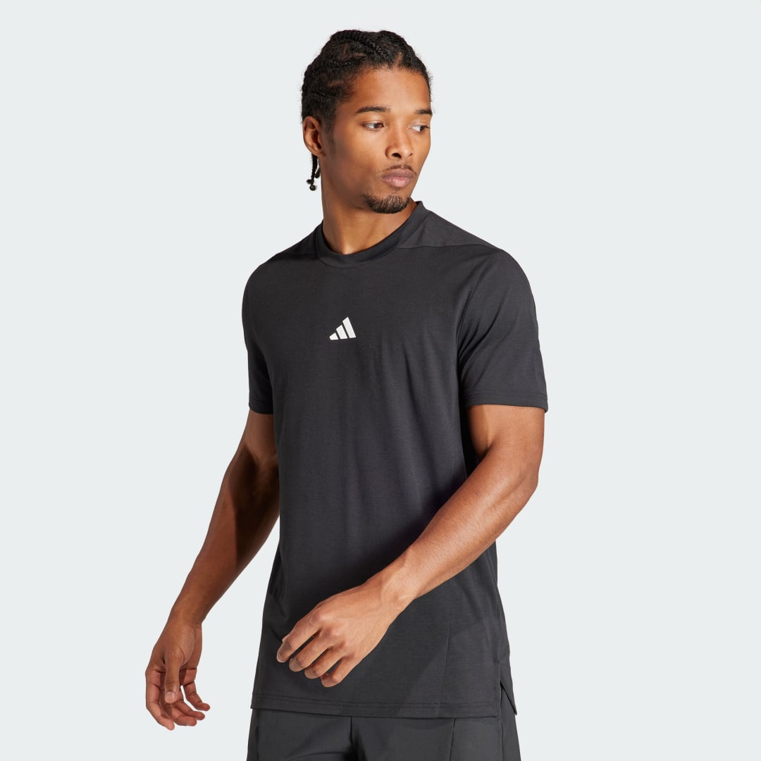 Tričko adidas Performance Designed for Training Workout T-Shirt Čierna | IK9725, 0