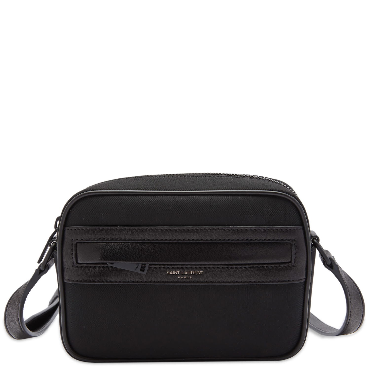 Taška cez rameno Saint Laurent Small Canvas Shoulder Bag Čierna | 647179FAACA-1000, 0