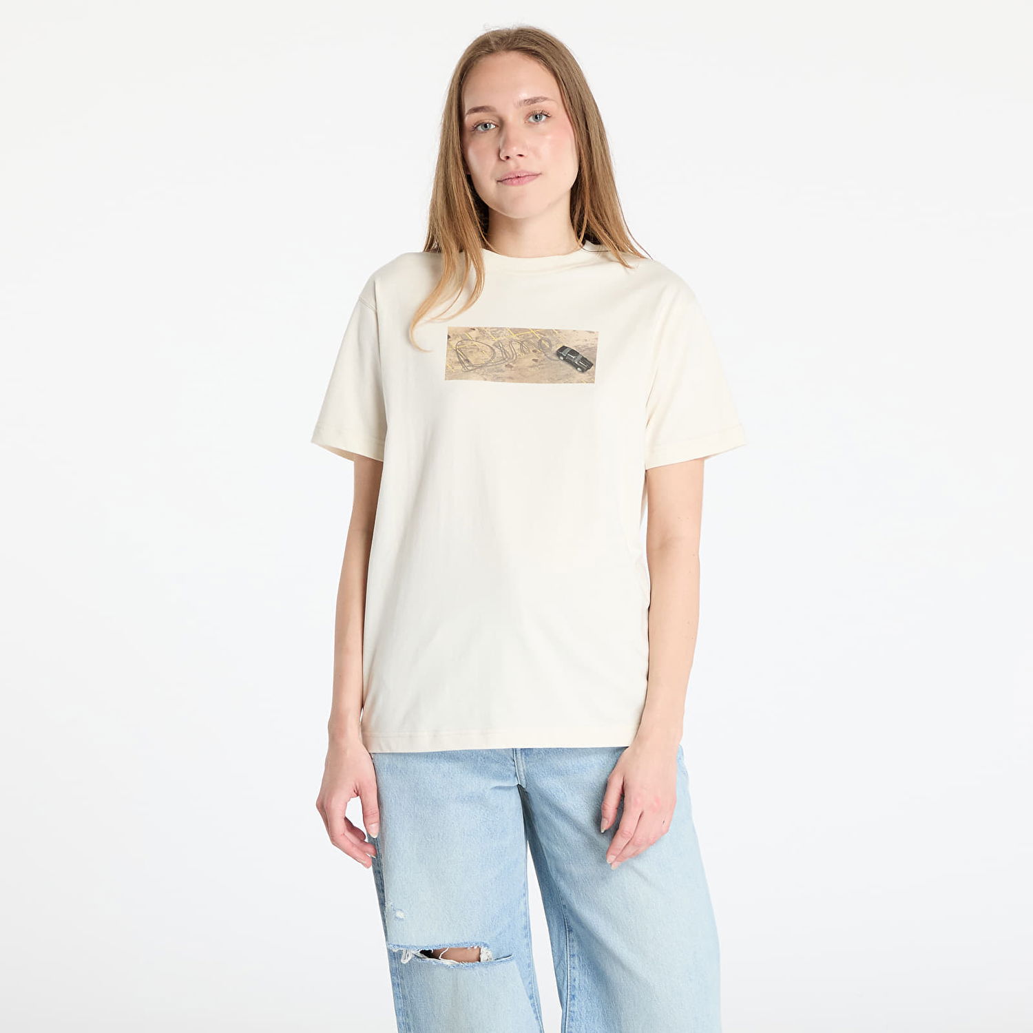 Tričko Dime DIME Skid T-Shirt Béžová | DIME2SP2550NAT, 1