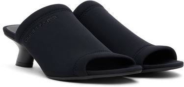 Tenisky a topánky Courrèges Courrèges Wet Scuba Heeled Mules Čierna | 125SSD029NE0006, 3