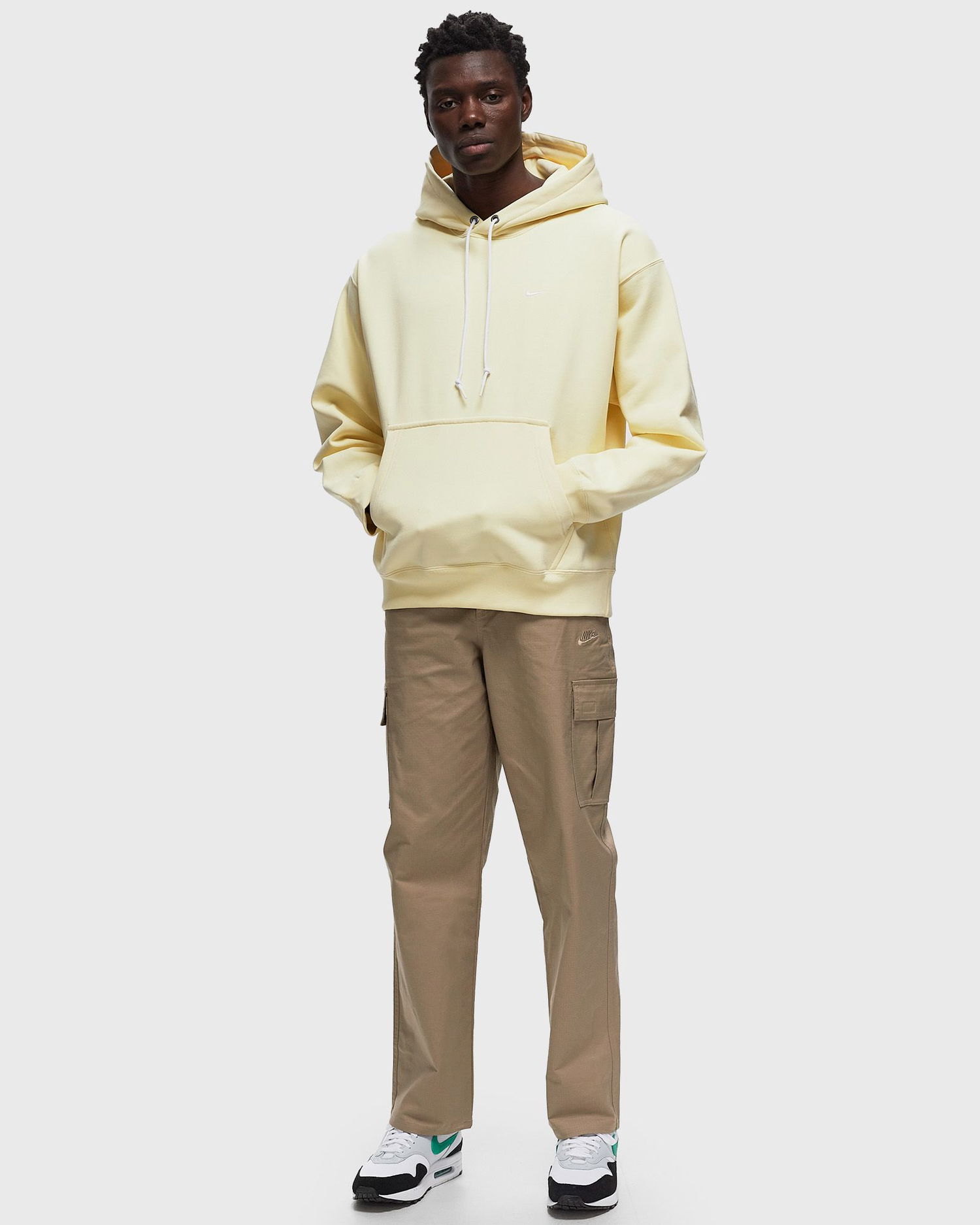 Mikina Nike Solo Swoosh Fleece Pullover Hoodie Béžová | DX1355-744, 1