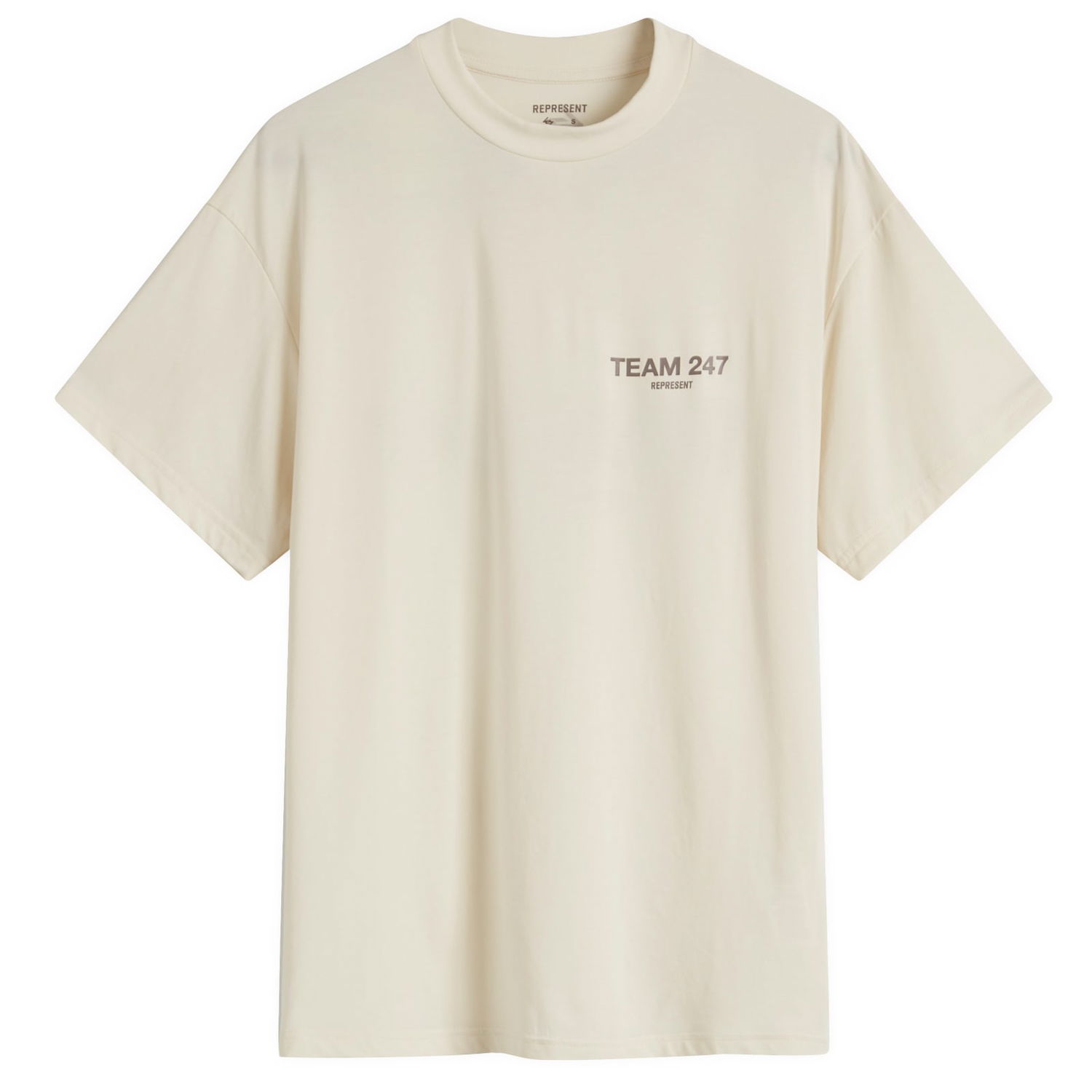 Tričko Represent Clo Team 247 Oversized T-Shirt Béžová | 247M4135-30, 0