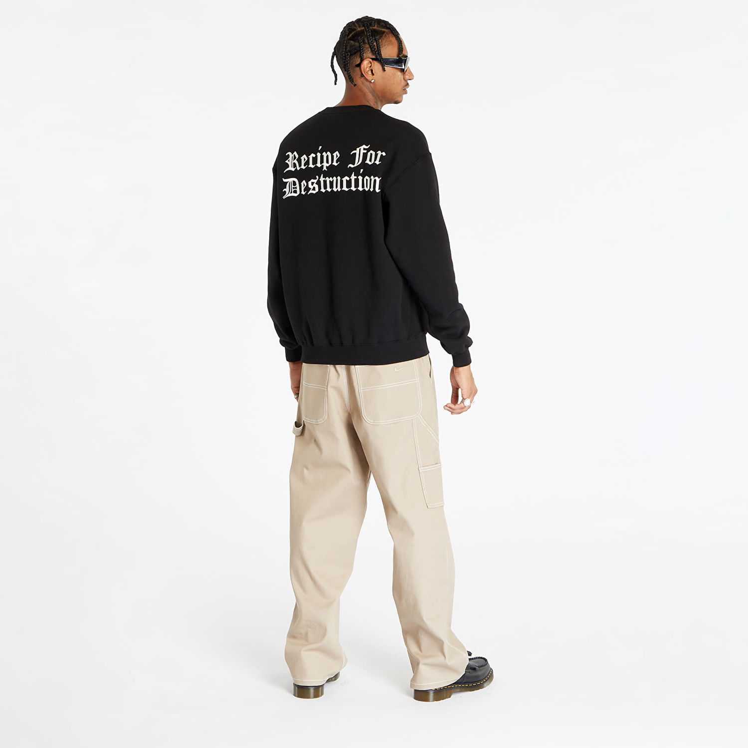 Mikina Pleasures Recipe Crewneck Black Čierna | P23F021 BLACK, 1