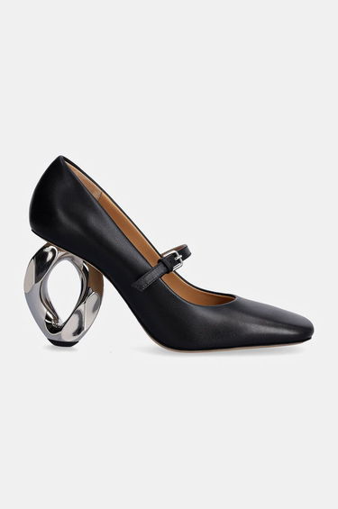 Tenisky a topánky JW Anderson Chain Heel Pumps Čierna | ANW43251A.999, 1