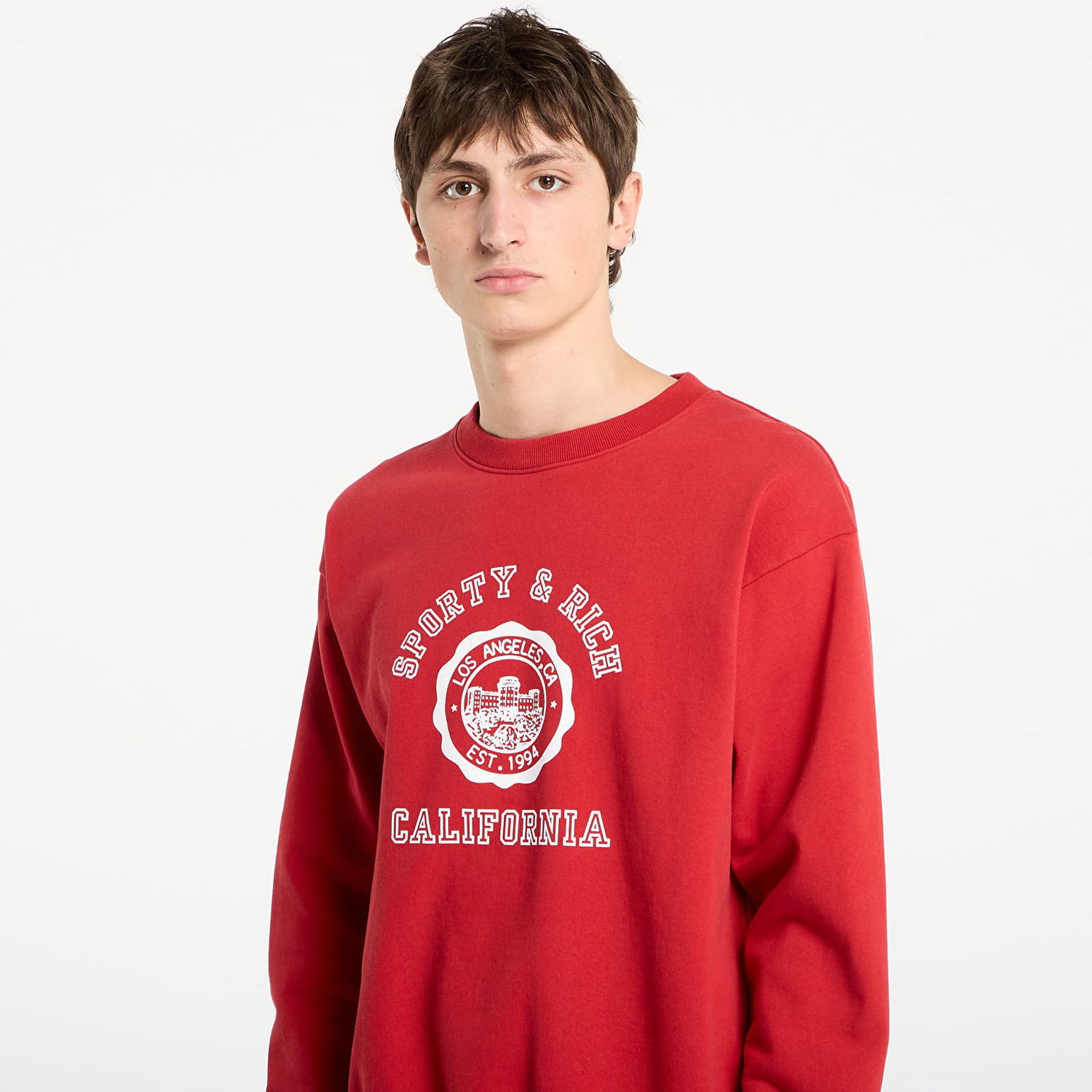 Mikina Sporty & Rich California Emblem Crewneck Červená | ST07164033RE15, 1