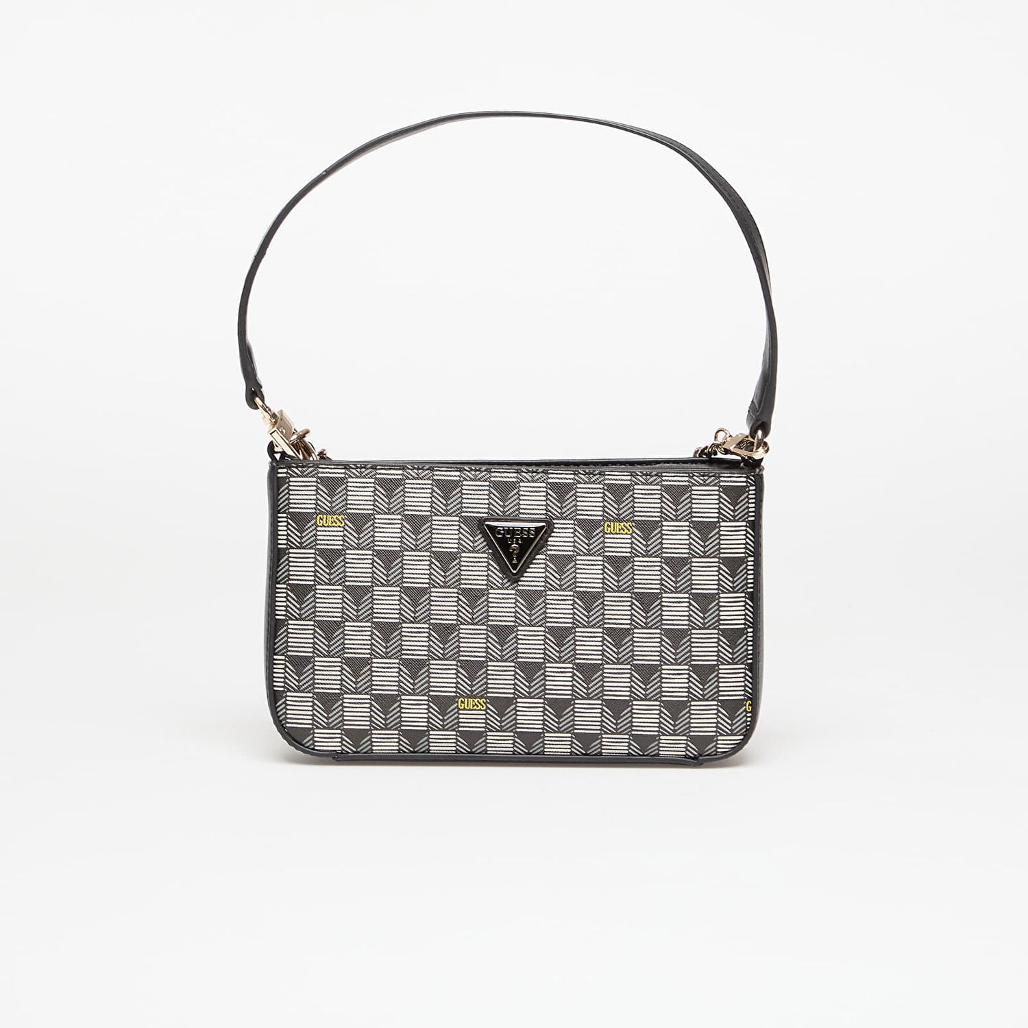 Taška cez rameno GUESS Guess G Wave II Mini Top Zip Shoulder Bag Čierna | HWJT8681720-BLO, 0