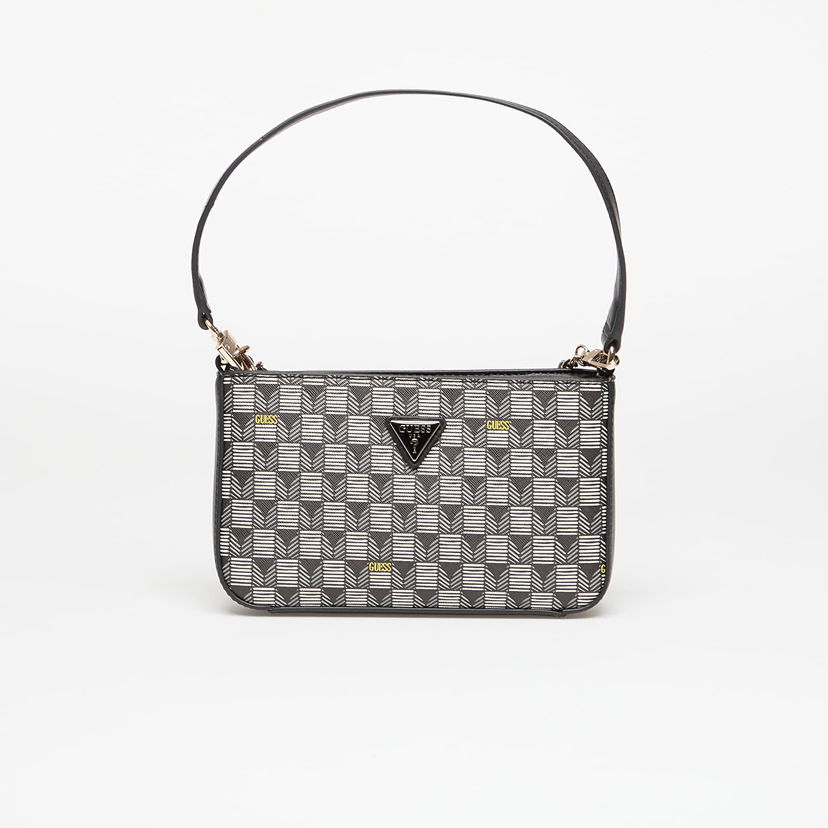 Taška cez rameno GUESS Guess G Wave II Mini Top Zip Shoulder Bag Čierna | HWJT8681720-BLO