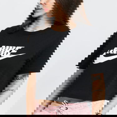 Tričko Nike NSW Essential Cropped Logo W Čierna | BV6175-010, 2