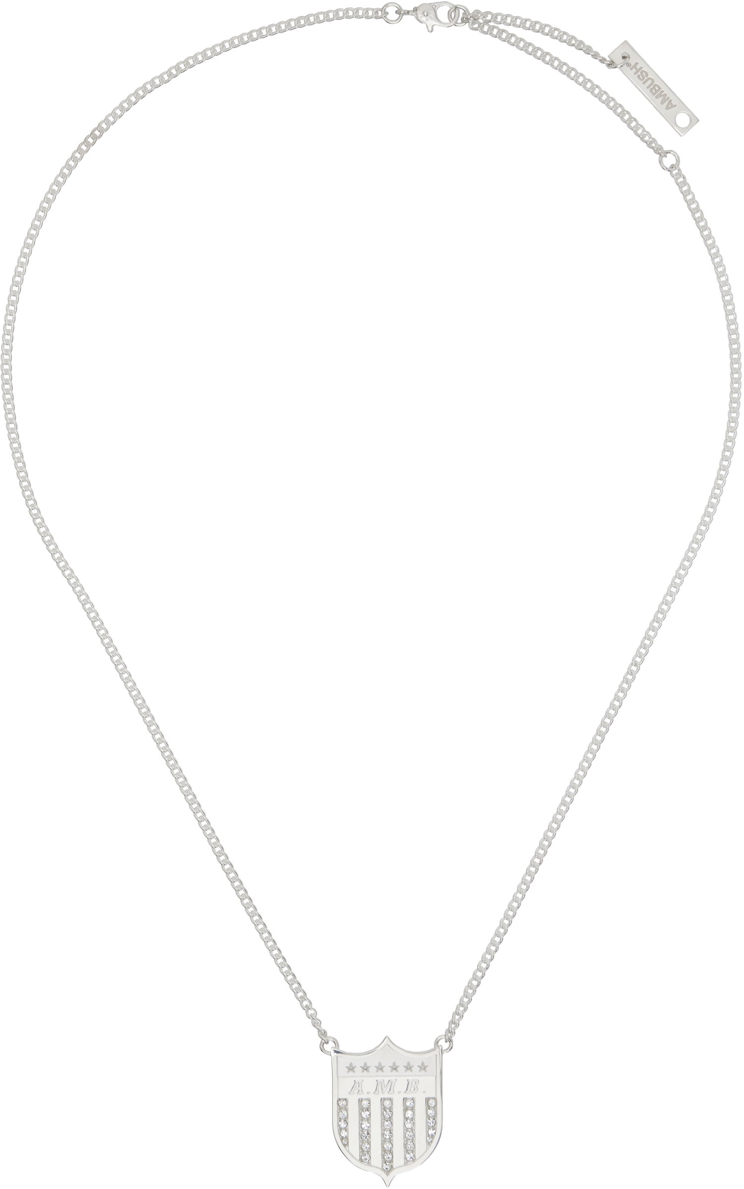 Náhrdelník Ambush AMBUSH Varsity Shield Charm Necklace Metalická | BMOB00JF24SIL0017200, 0
