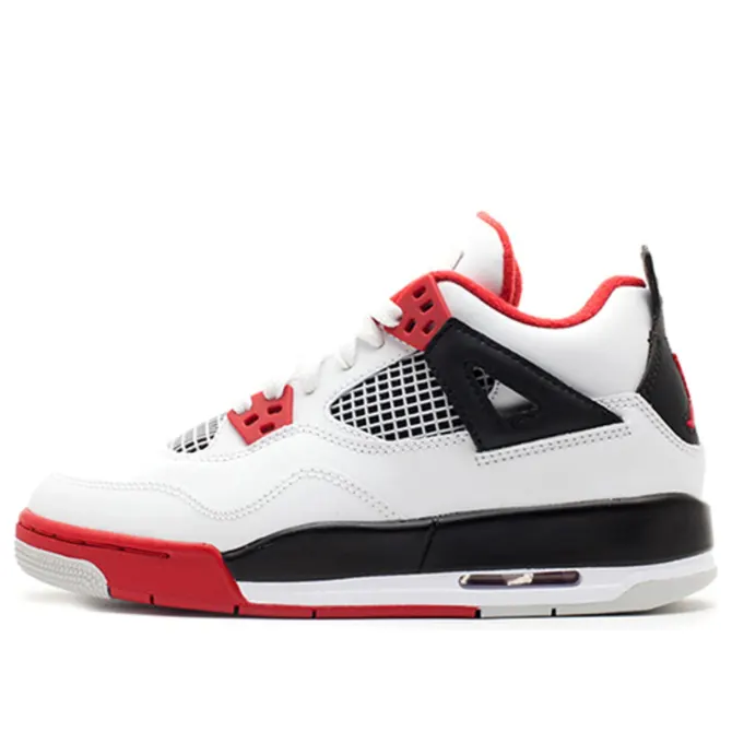 Tenisky a topánky Jordan Air Jordan 4 Retro ''Fire Red'' 2012 GS Biela | 408452 110, 0