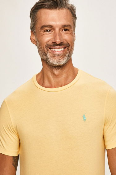 Tričko Polo by Ralph Lauren Custom Fit Tee Žltá | 710671438147, 0