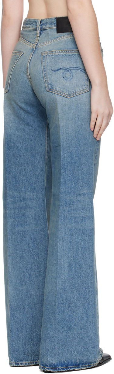 Džínsy R13 R13 Flare Jeans Modrá | R13WD188-D343A, 2