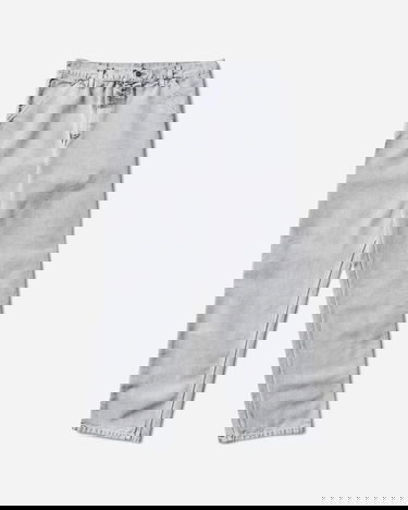 Nohavice Carhartt WIP Single Knee Pants Chalk Wash Šedá | I035559 895F, 0