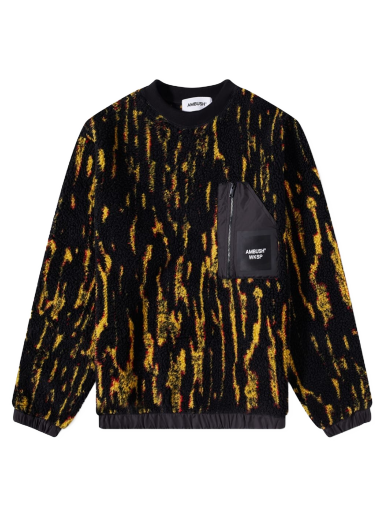 Sveter Ambush Printed Fleece Crewneck Žltá | BMBA027F22FAB0016510