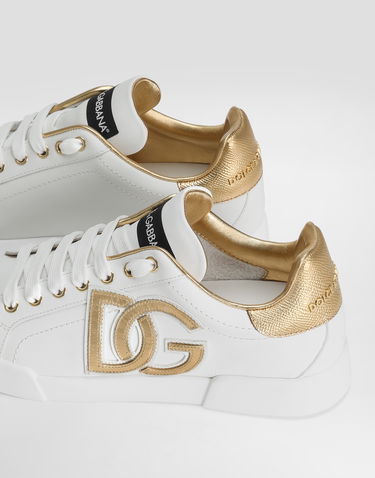 Tenisky a topánky Dolce & Gabbana Portofino DG Logo Metalická | CK2331AD78089662, 3