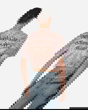 Crop Top Online Ceramics Nobody Can Change My World Crop T-Shirt Rôznofarebný | OCNOBODYCAN 001, 2