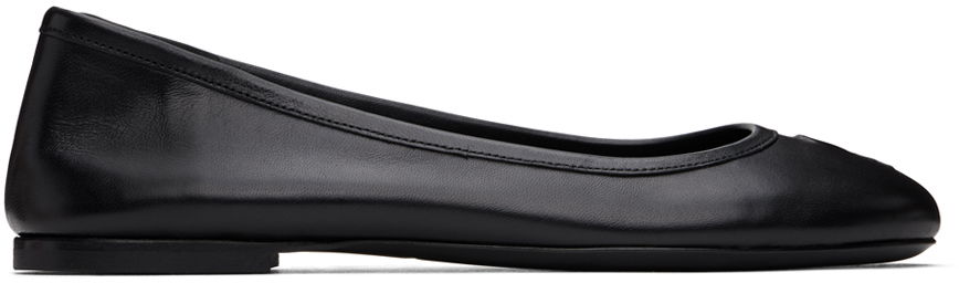 Oblečenie AMI AMI Paris Round Toe Ami De Cœur Ballerina Flats Čierna | FSV804.AL0069, 0
