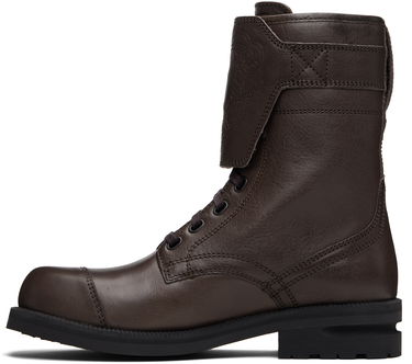 Tenisky a topánky KIKO KOSTADINOV Kiko Kostadinov Fitz Military Boots Hnedá | KKAW25FT01-157, 2