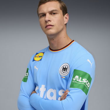 Dres Puma German Handball Federation Long-sleeve Goalkeeper Jersey Modrá | 787368_03, 3