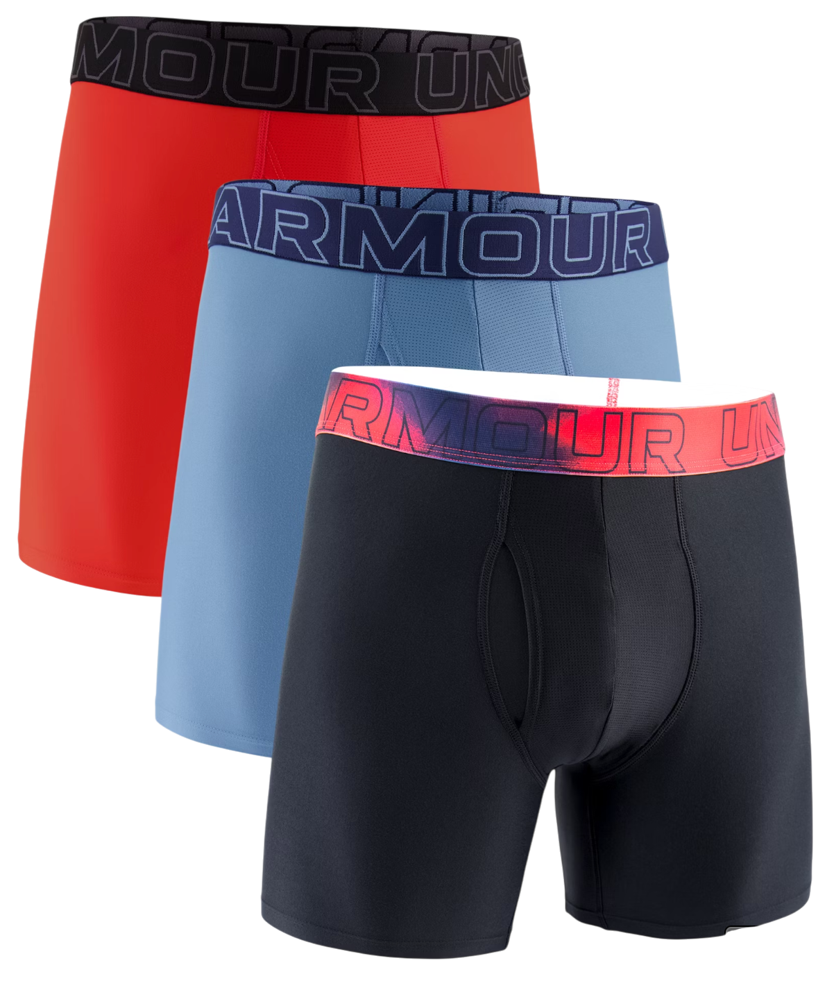 Boxerky Under Armour Under Armour UA Perf Tech Nov 6in Boxerjock 3-Pack Modrá | 1383879-714, 0