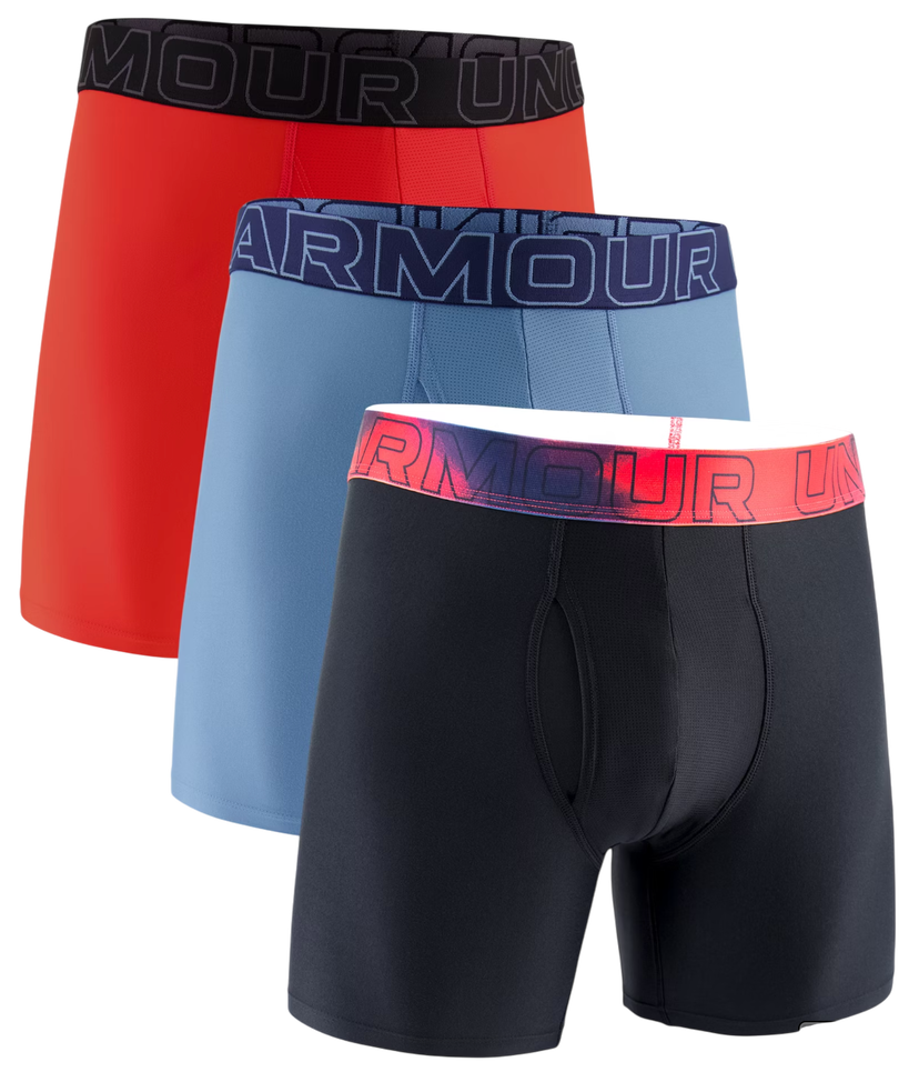 Boxerky Under Armour Under Armour UA Perf Tech Nov 6in Boxerjock 3-Pack Čierna | 1383879-714