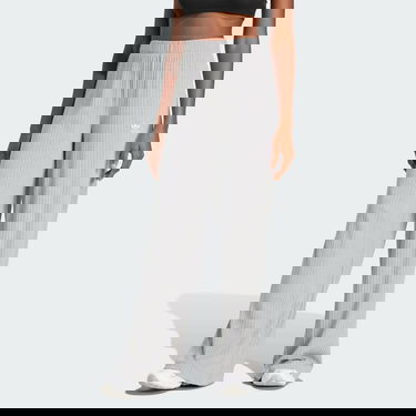 Nohavice adidas Performance Wide Leg Ribbed Pants Šedá | JD1498, 0