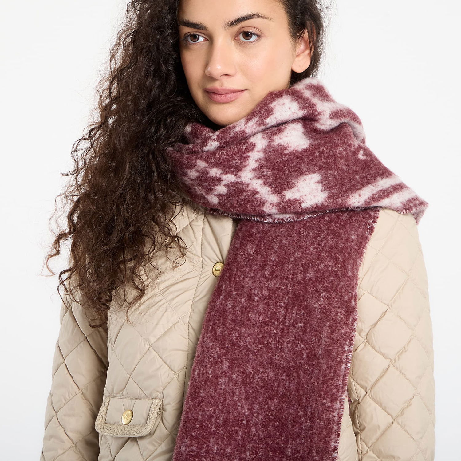 Šál Tommy Hilfiger Fuzzy Textured Fair Isle Scarf Universal Rôznofarebný | AW0AW17968 AEF, 0