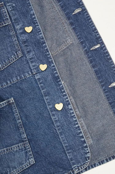 Košeľa Human Made Denim Coverall Jacket Modrá | HM28JK002, 4