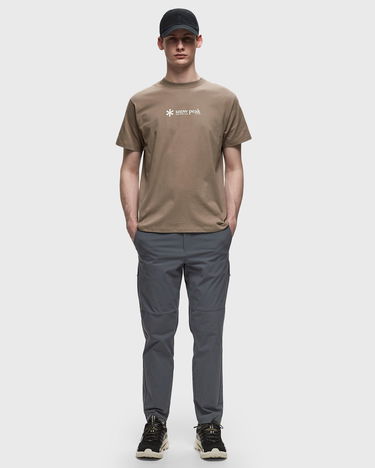Tričko Snow Peak SOFT COTTON LOGO SHORT SLEEVE T-SHIRT Hnedá | TS-24SU201-BEIGE, 1