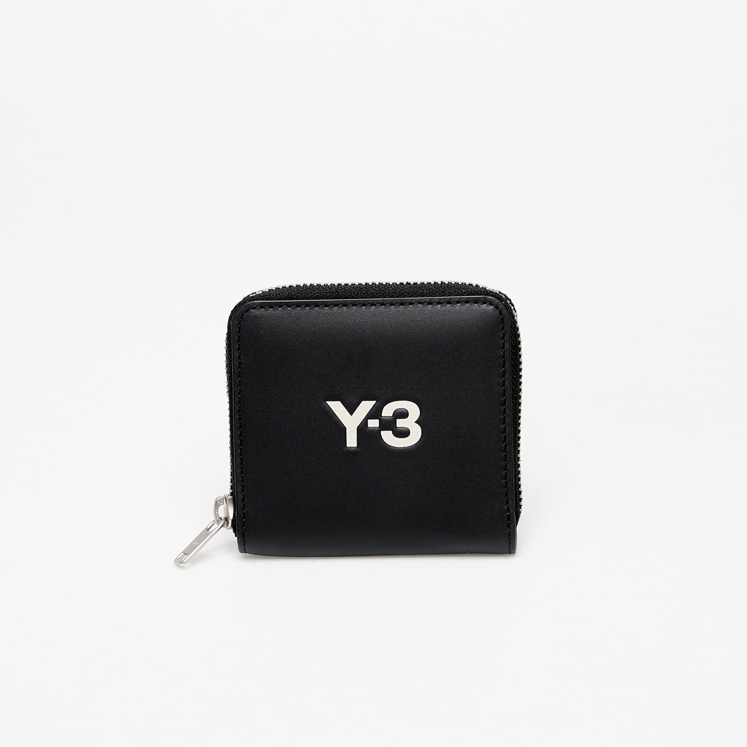 Peňaženka Y-3 Black Leather Zip Wallet Čierna | JN1727, 0